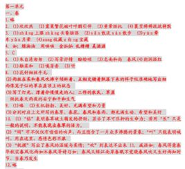 现代文品读文言文点击六上答案