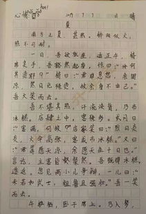 文言文自传600字