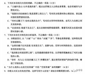 文言文阅读简答题